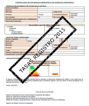 tasas registro CEE C.Valenciana 2015
